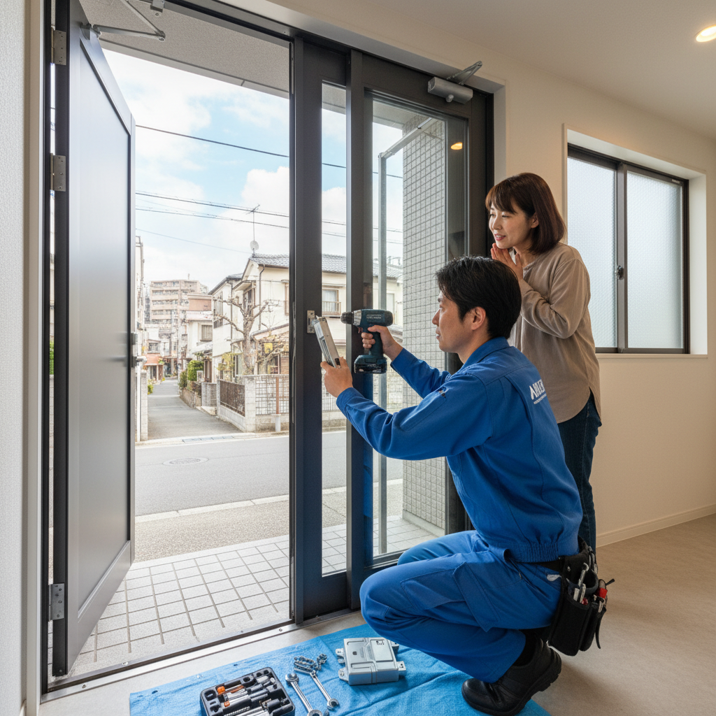 目黒区大橋のドアクローザー交換：料金相場、事例、依頼の流れ