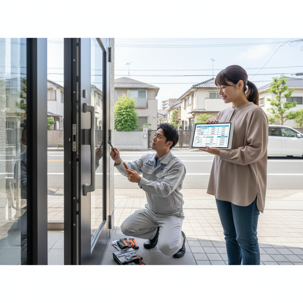 目黒区洗足 ドアクローザー交換の料金事例と依頼の流れ