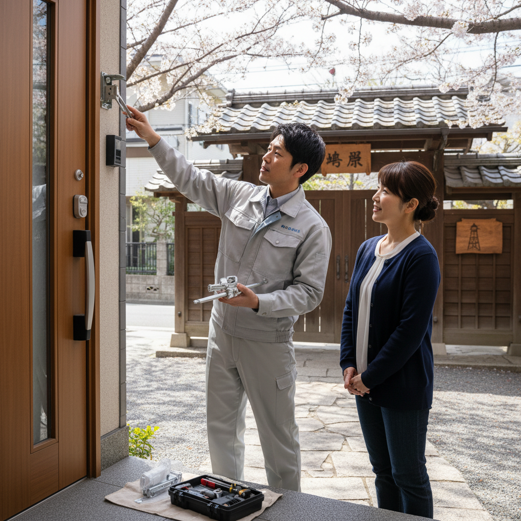 目黒区鷹番 ドアクローザー交換の料金相場と依頼の流れ