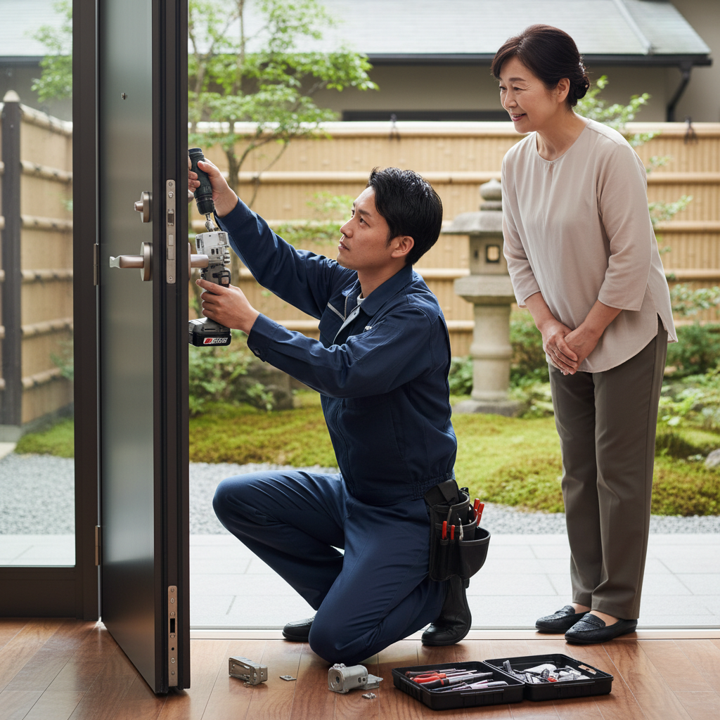 ドアクローザー交換の料金・事例・依頼の流れ【目黒区東山】