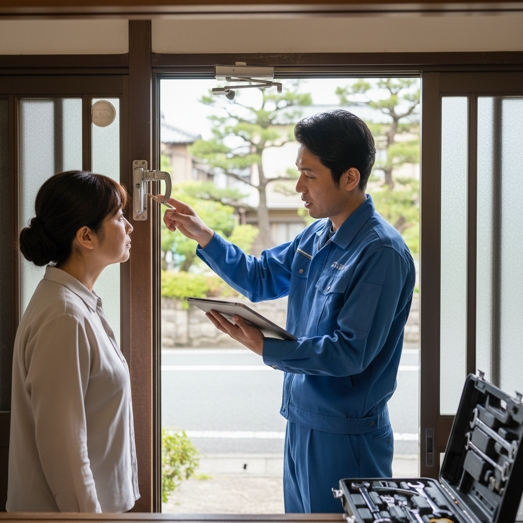 目黒区碑文谷 ドアクローザー交換の料金相場・事例・依頼の流れ