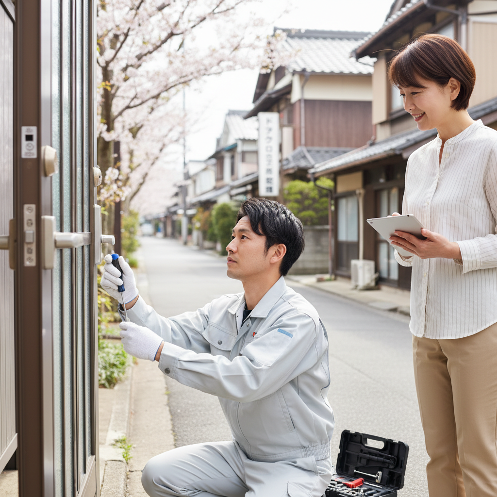 江東区越中島のドアクローザー交換:料金相場、事例、依頼の流れ