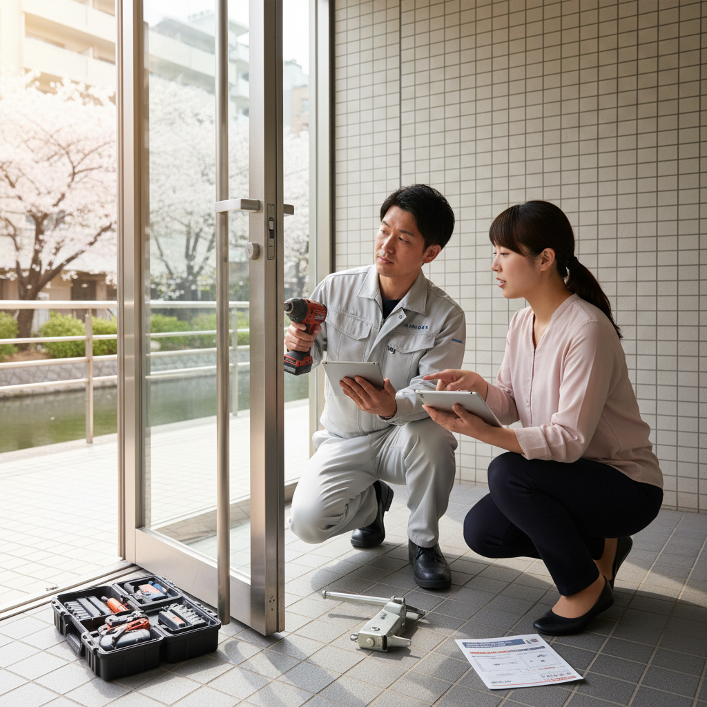 江東区扇橋 ドアクローザー交換の料金・事例・依頼の流れ