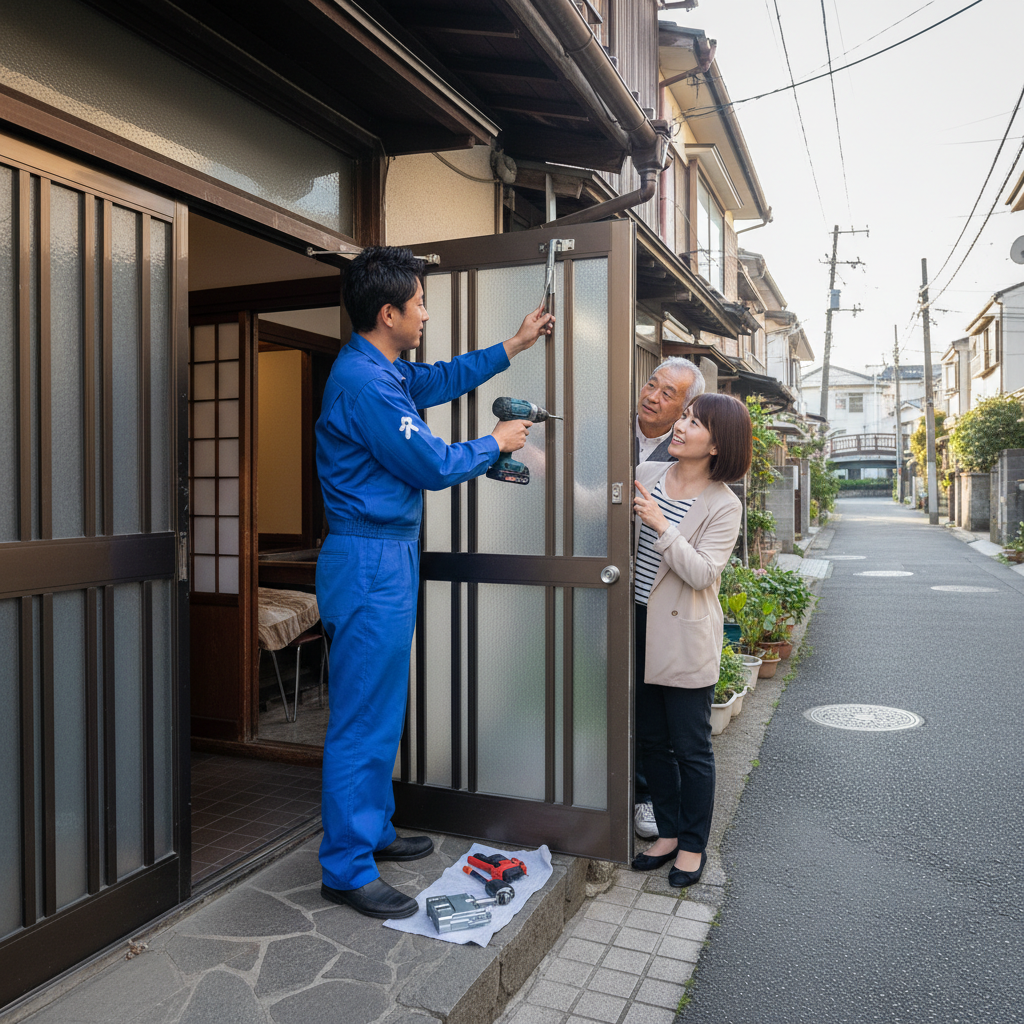 江東区亀戸のドアクローザー交換：料金相場、事例、依頼の流れ