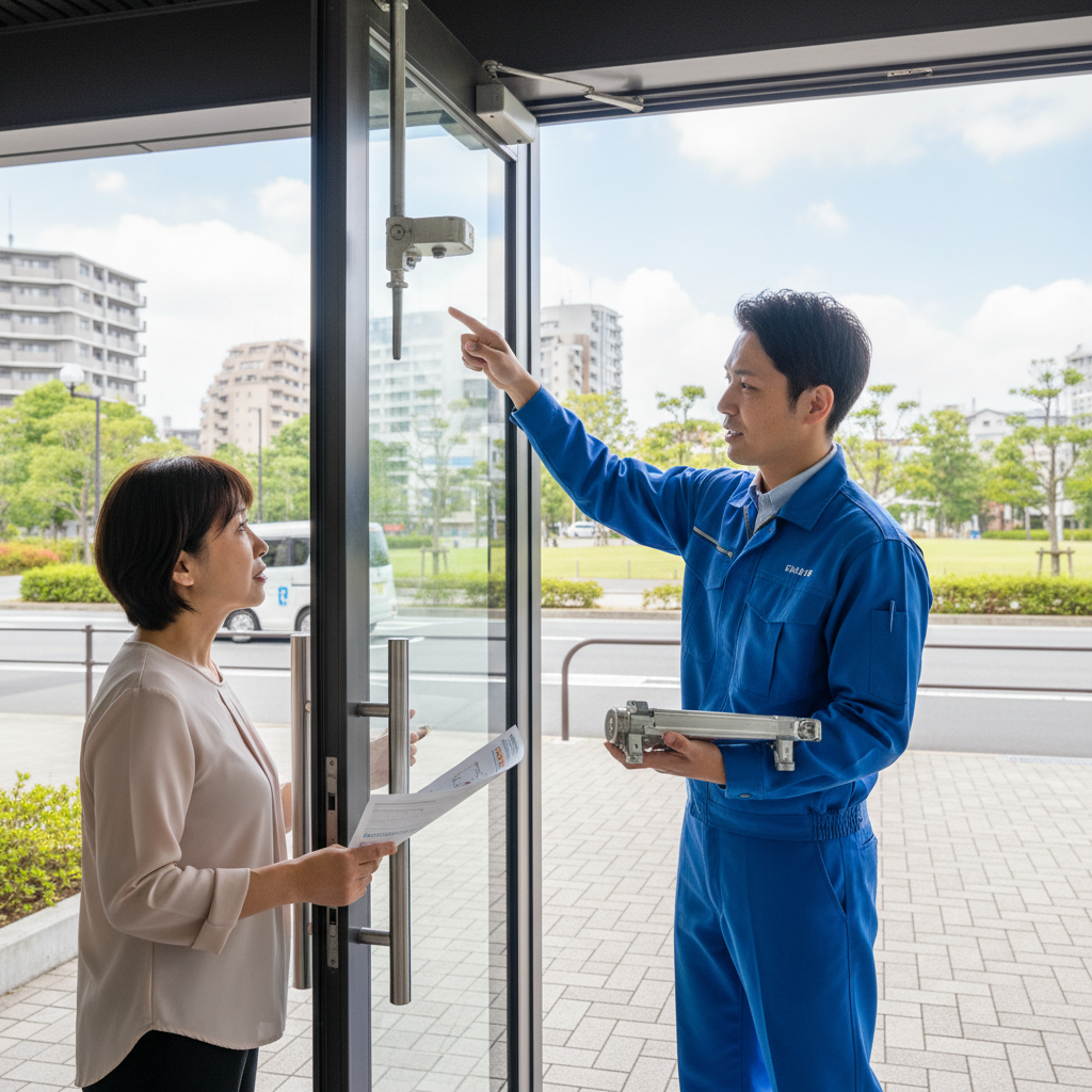 江東区東雲 ドアクローザー交換の料金・事例・依頼の流れ