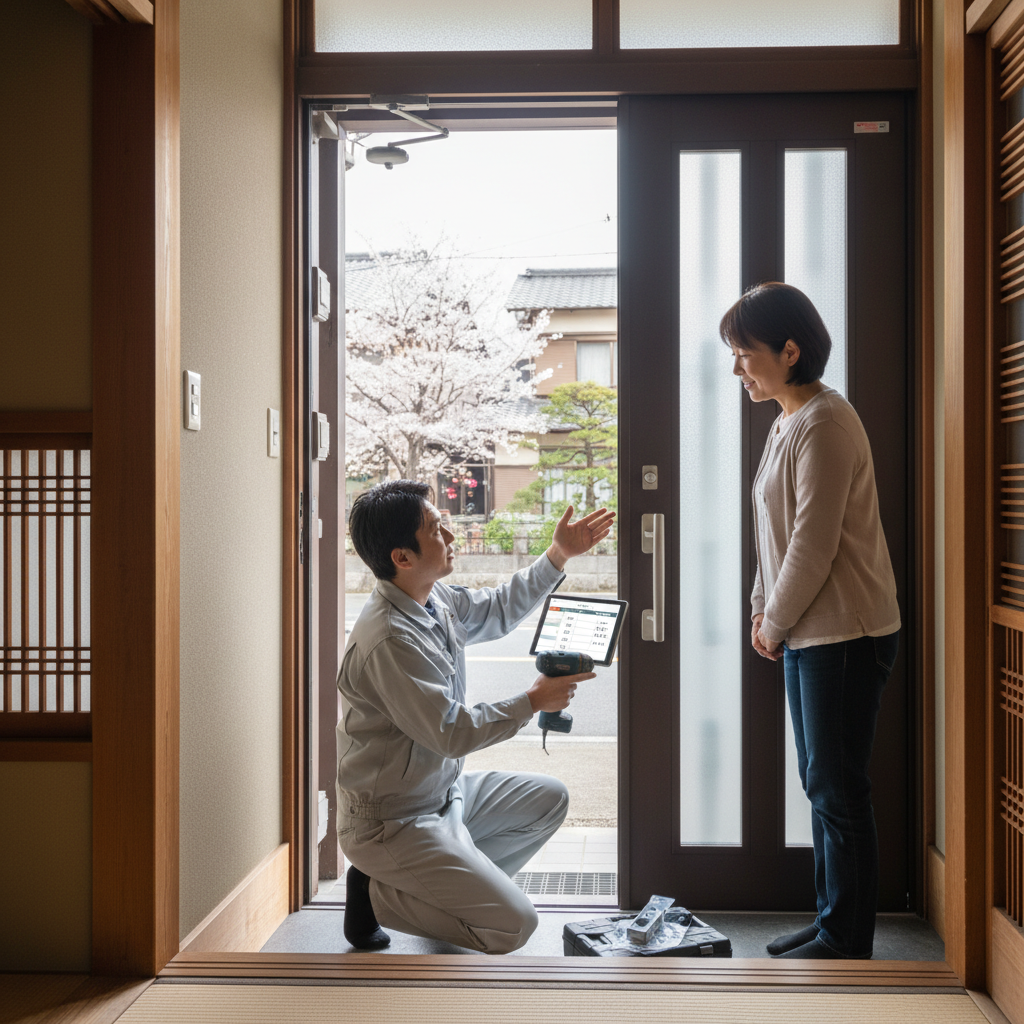 江東区千石 ドアクローザー交換の料金相場と依頼の流れ