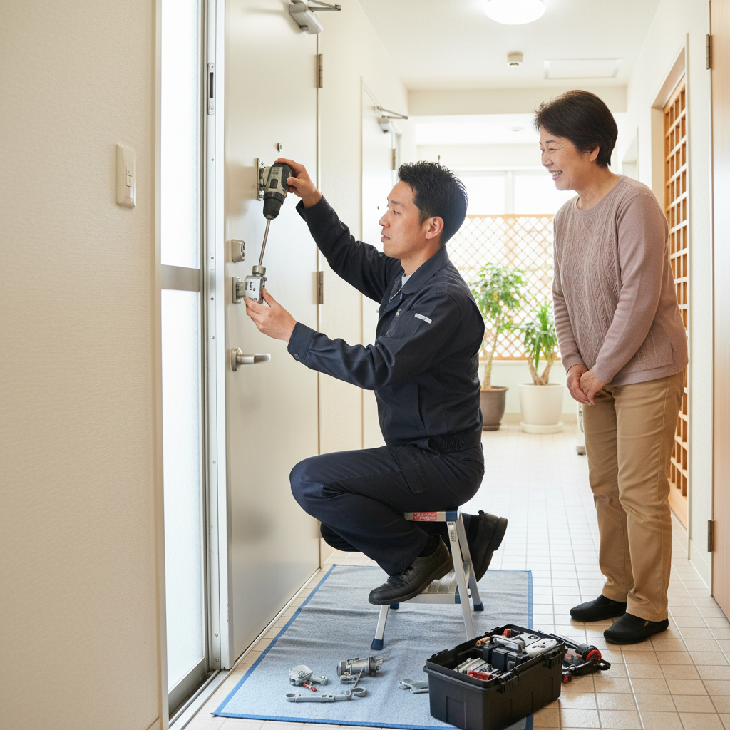 江東区高橋でのドアクローザー交換：料金相場、事例、依頼の流れ