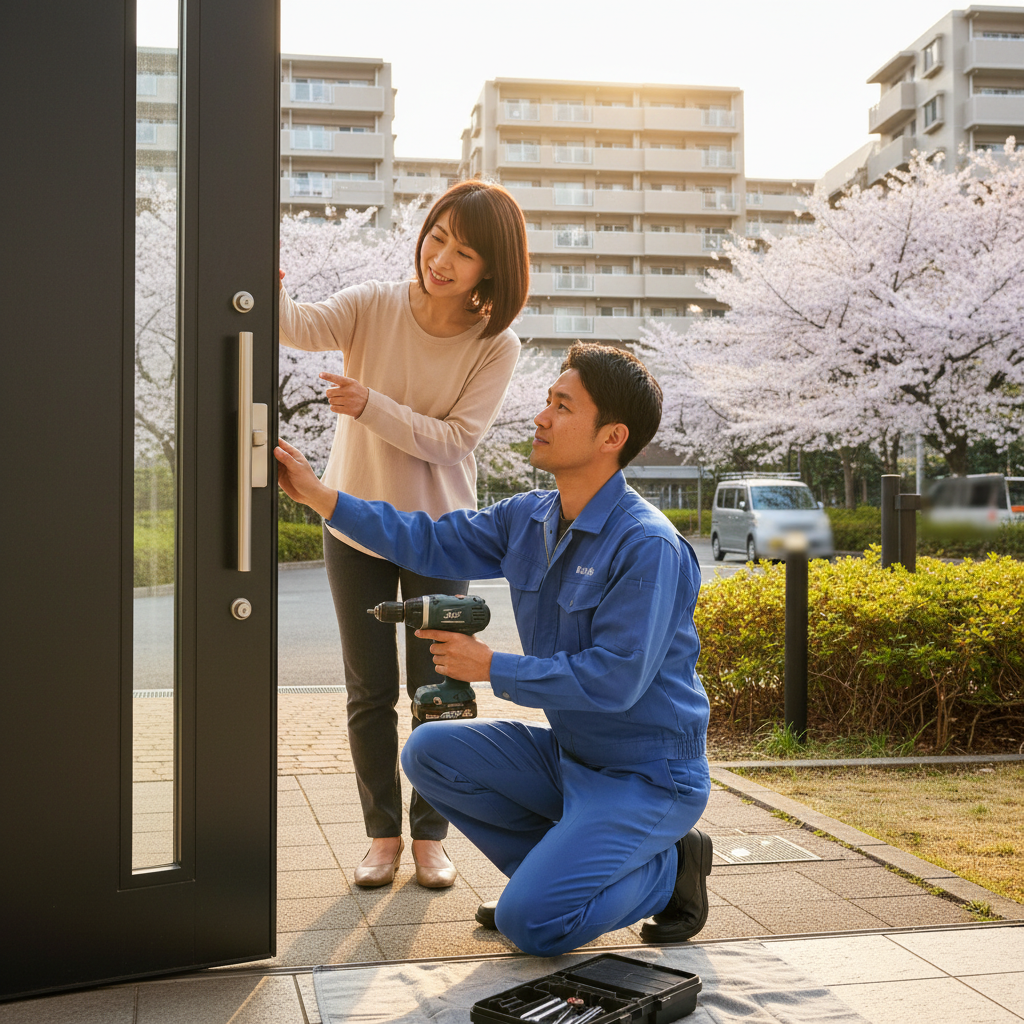 江東区辰巳のドアクローザー交換：料金相場、事例、依頼の流れ