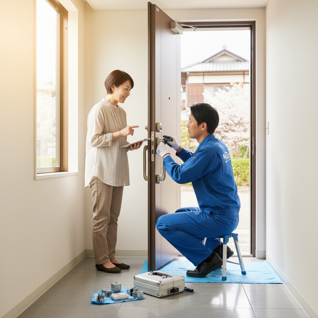 江東区東陽のドアクローザー交換：料金相場、事例、依頼の流れ