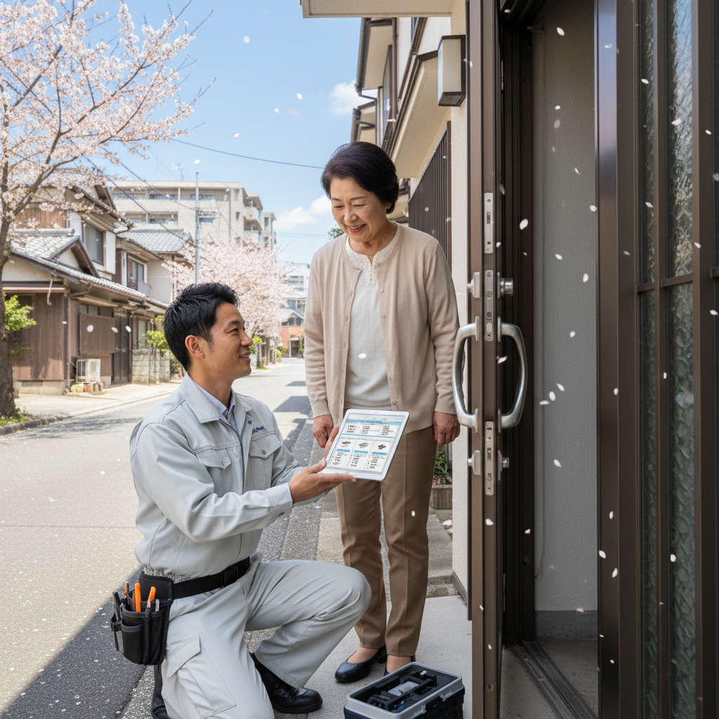 江東区富岡：ドアクローザー交換の料金相場、事例、依頼の流れ