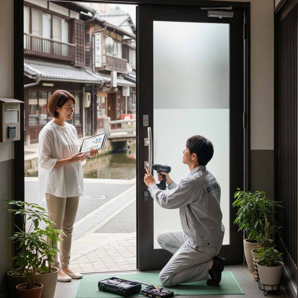 江東区深川でのドアクローザー交換の料金相場と依頼の流れ