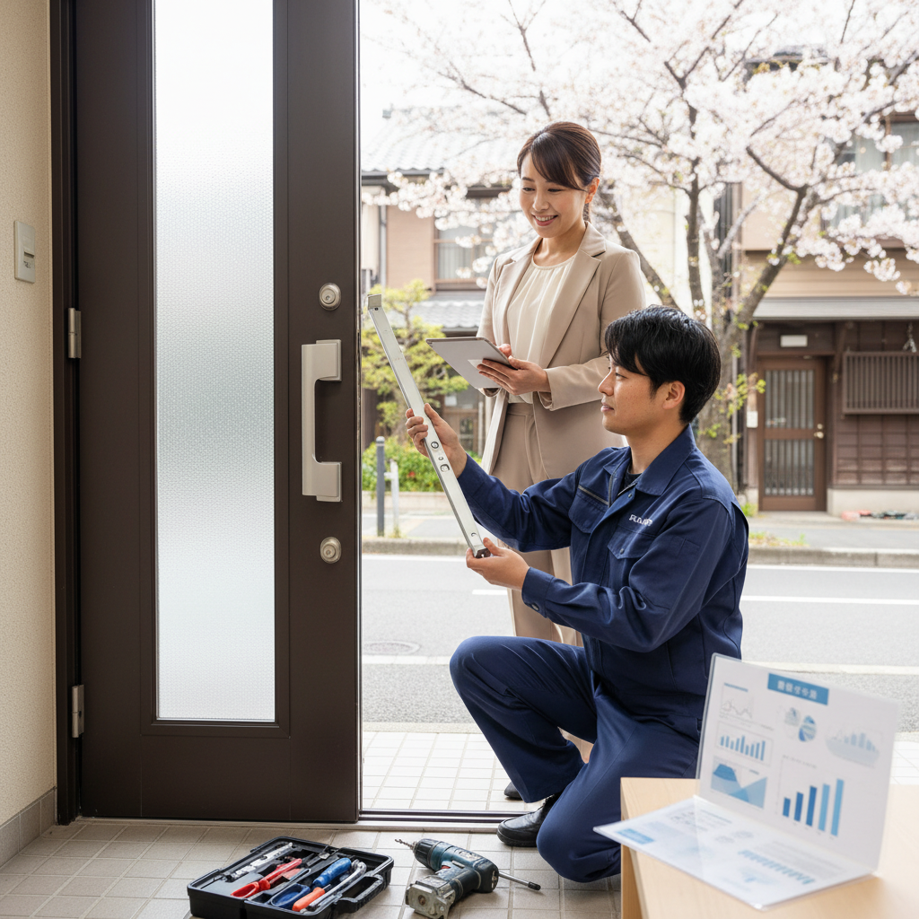 江東区毛利のドアクローザー交換:料金・事例・依頼の流れ