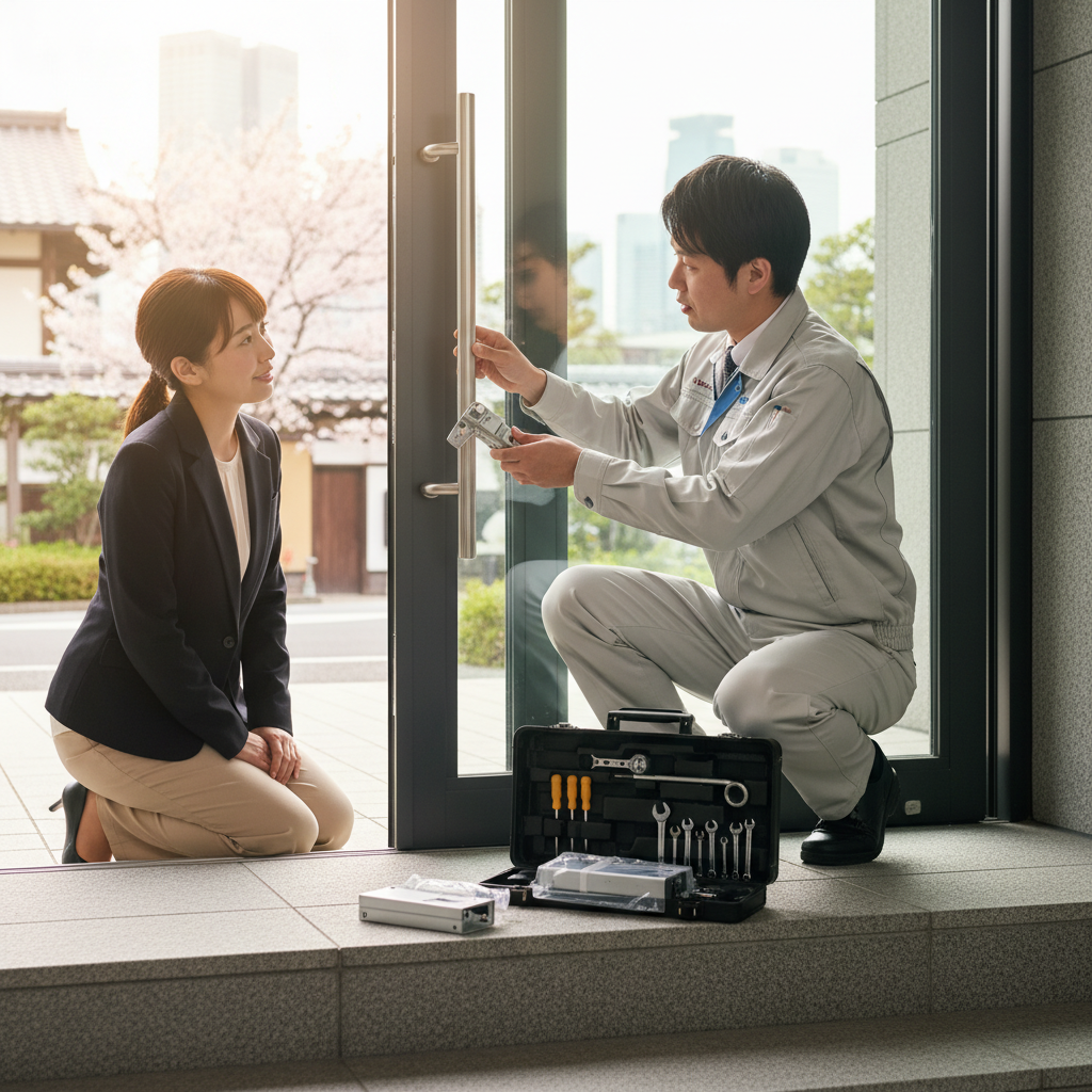 千代田区紀尾井町 ドアクローザー交換の料金・事例・依頼の流れ