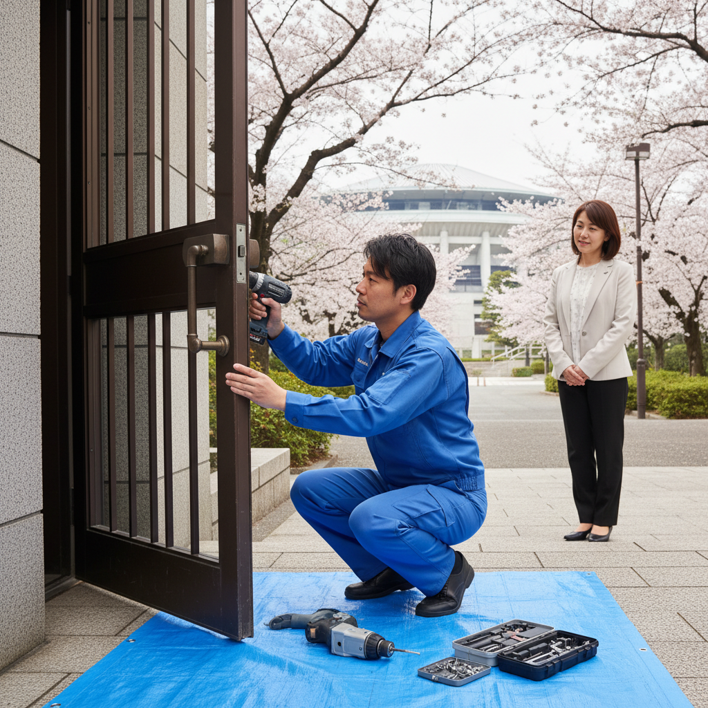 千代田区九段北のドアクローザー交換｜料金相場・事例・依頼の流れ