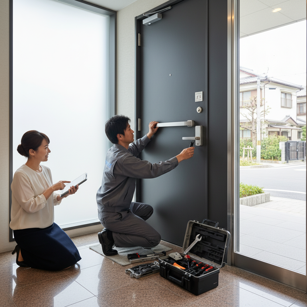 千代田区麹町でのドアクローザー交換:料金相場、事例、依頼の流れ