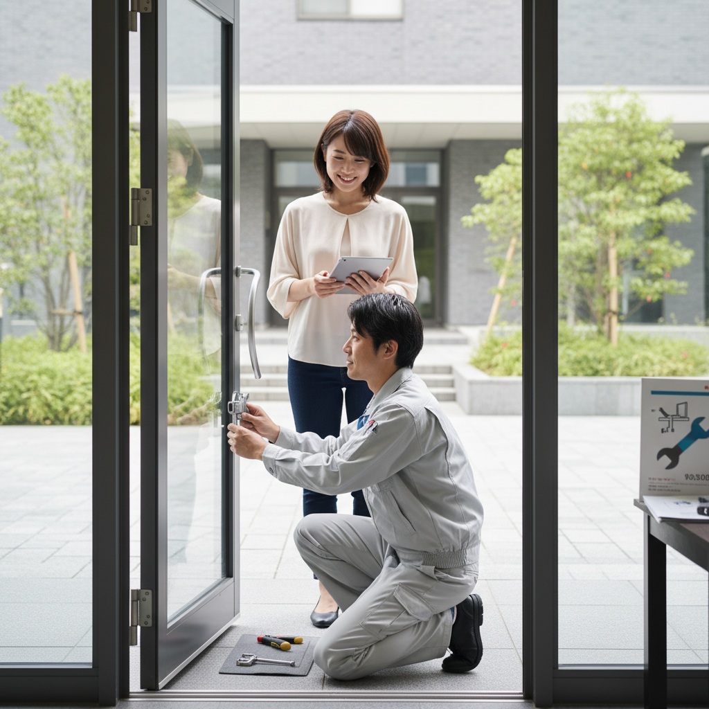 千代田区有楽町でのドアクローザー交換の料金・事例・依頼の流れ
