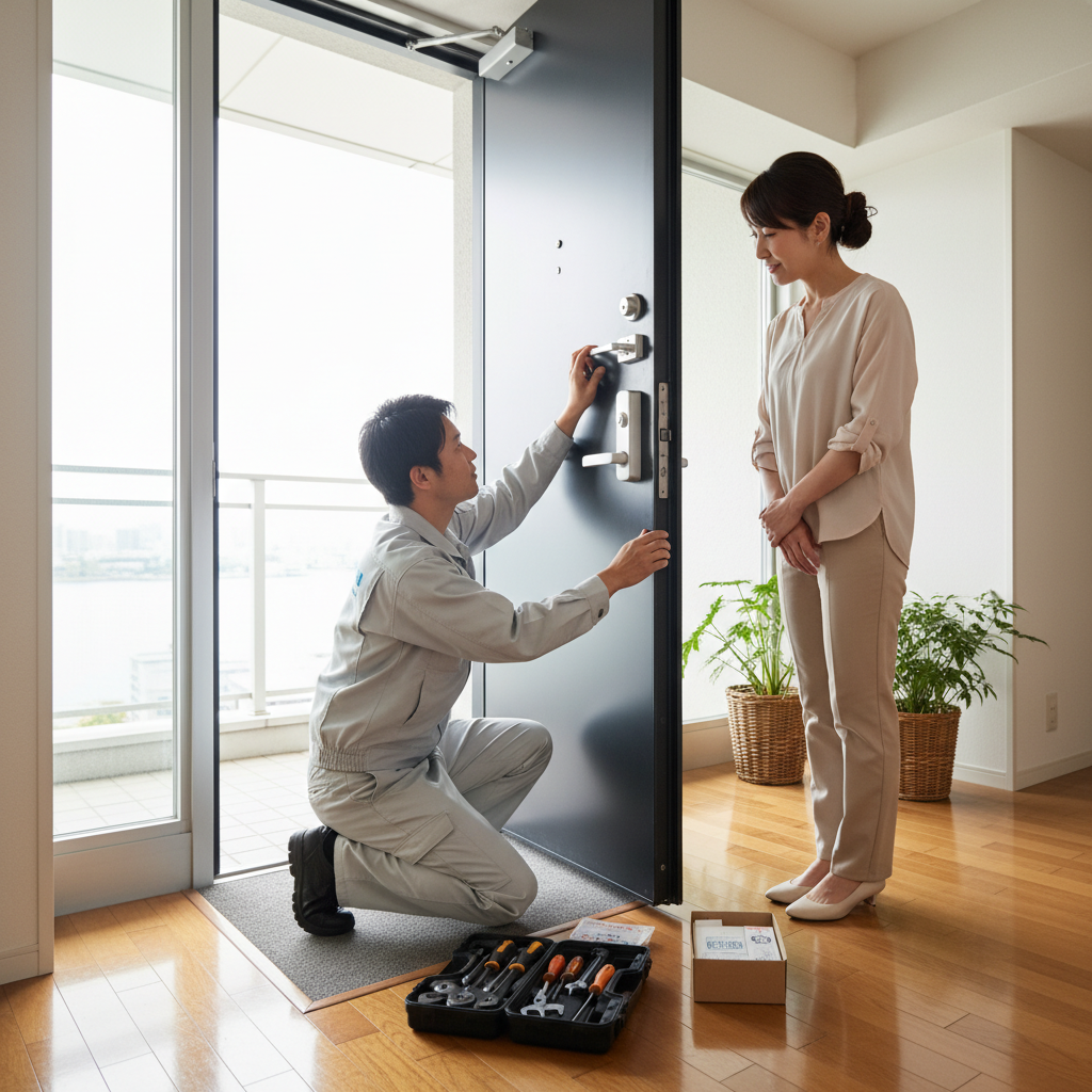 港区港南でのドアクローザー交換:料金相場、事例、依頼の流れ