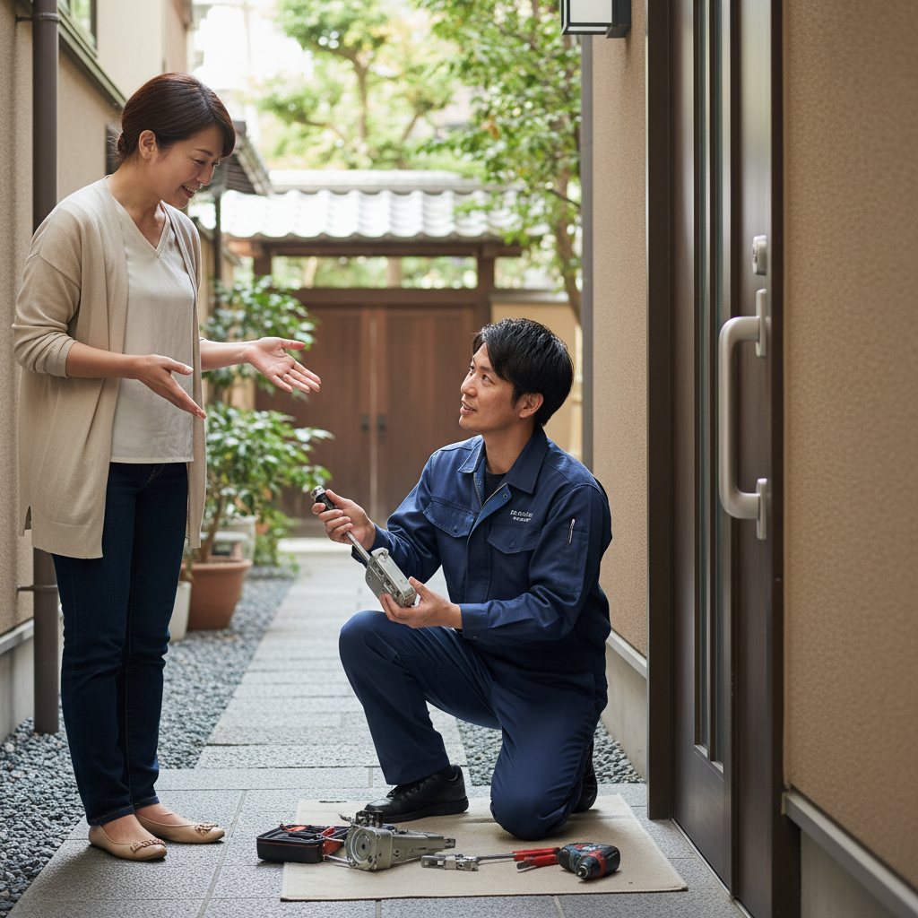 港区芝のドアクローザー交換：料金・事例・依頼の流れ
