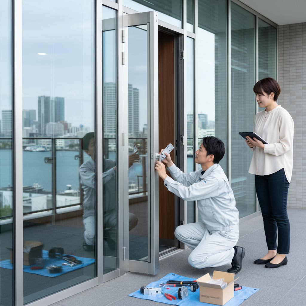 港区芝浦でのドアクローザー交換：料金相場、事例、依頼の流れ