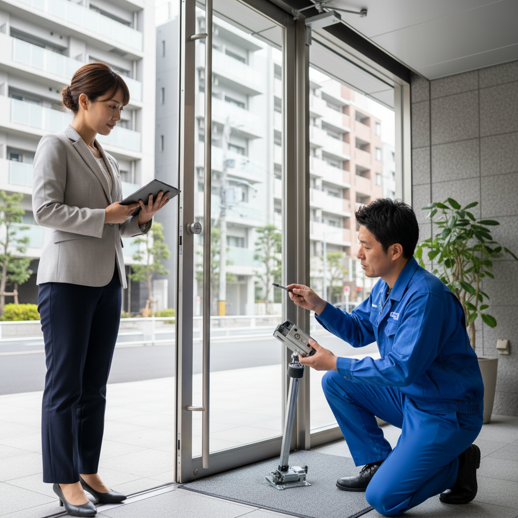 港区新橋 ドアクローザー交換の料金・事例・依頼の流れ