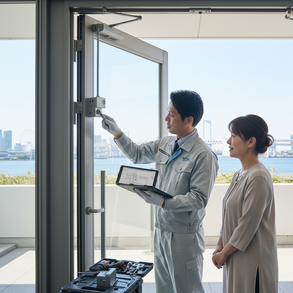 港区台場 ドアクローザー交換：料金相場、事例、依頼の流れ