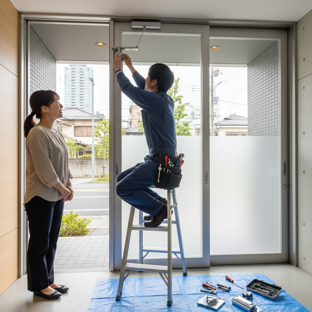 港区西新橋でのドアクローザー交換の料金相場・事例と依頼の流れ