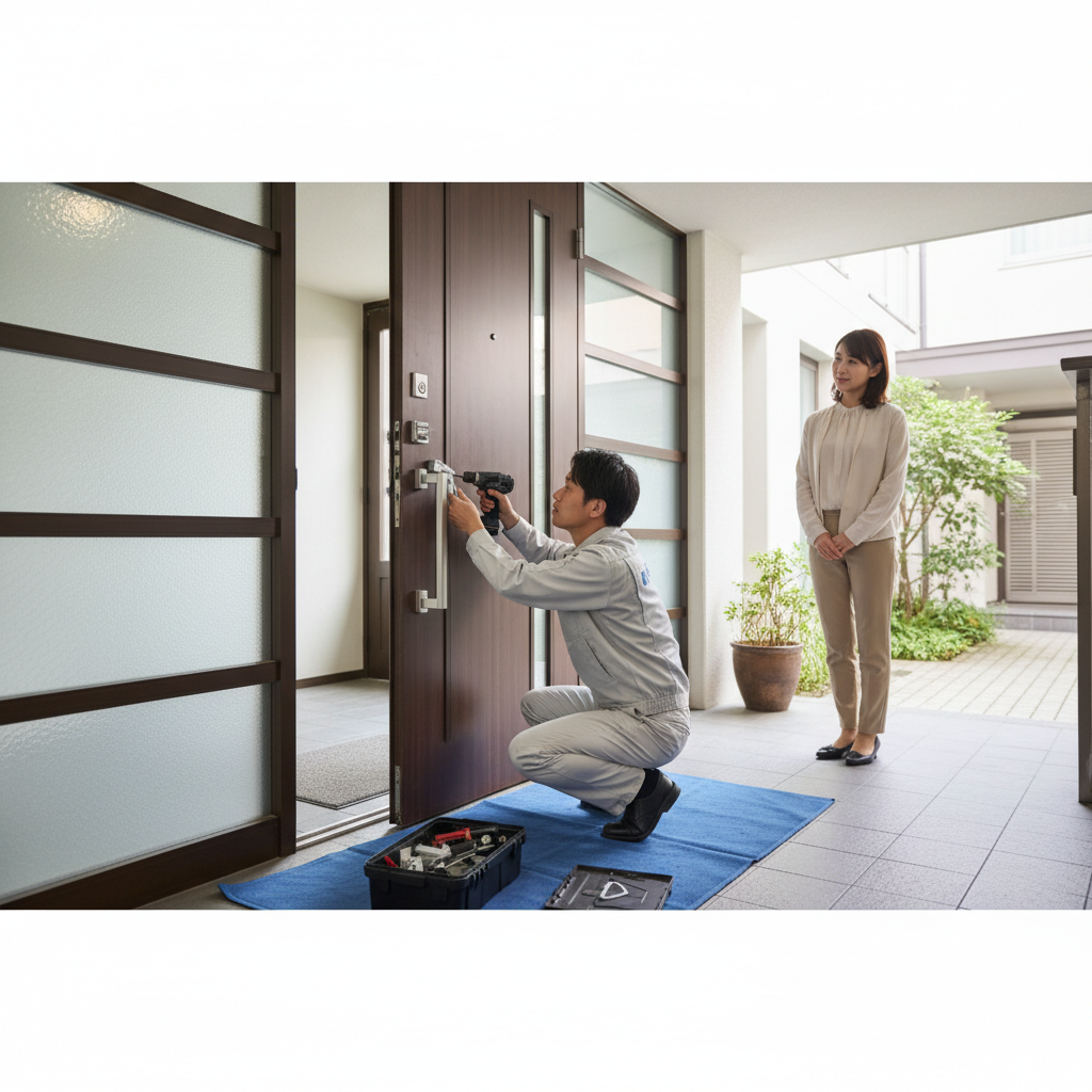 新宿区大久保でのドアクローザー交換｜料金・事例・依頼の流れ