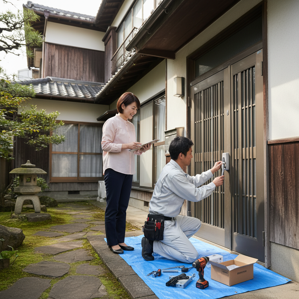 新宿区下落合のドアクローザー交換：料金相場、事例、依頼の流れ