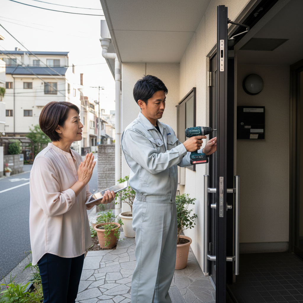 新宿区 西落合 ドアクローザー交換：料金・事例・依頼の流れ