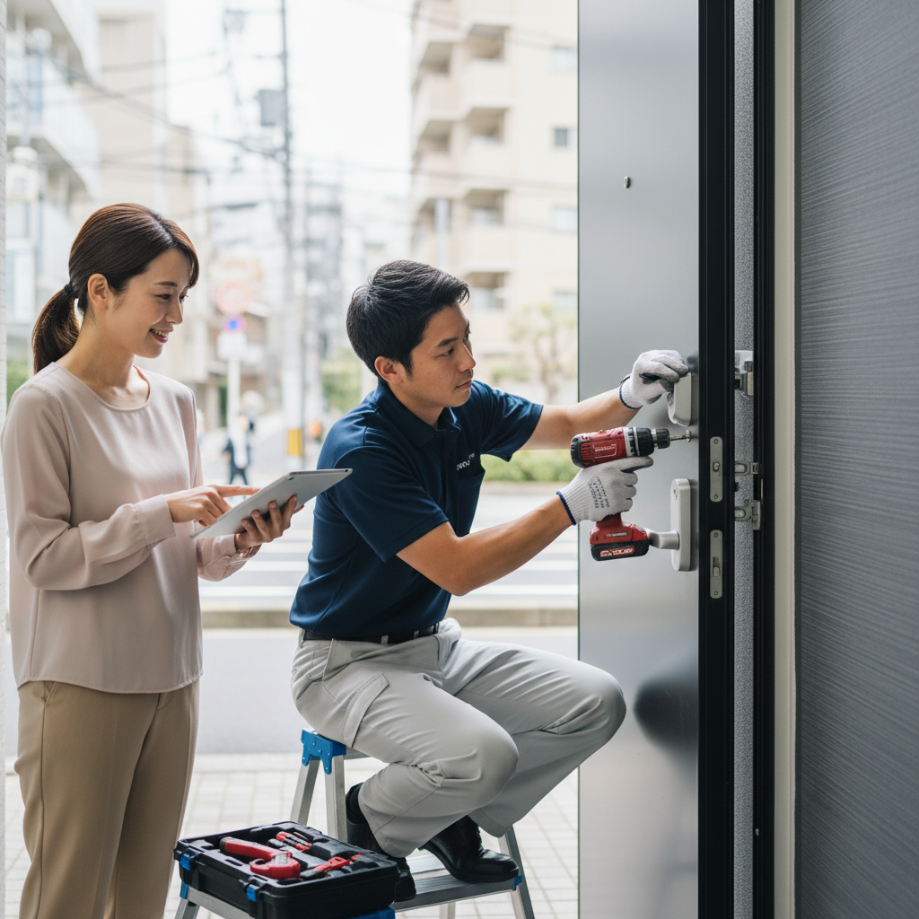 新宿区西新宿でのドアクローザー交換：料金・事例・依頼の流れ