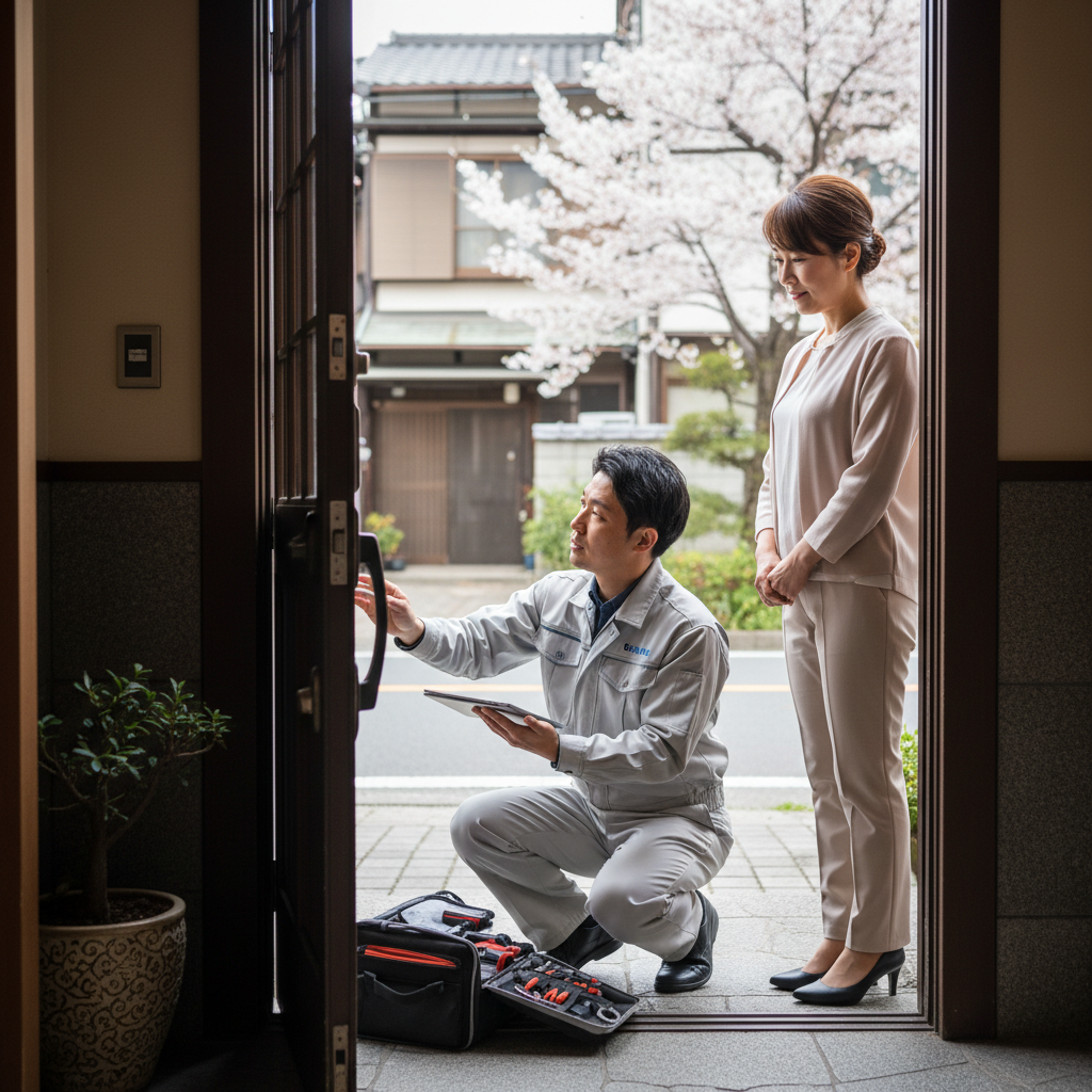 新宿区袋町でのドアクローザー交換の料金相場と依頼の流れ