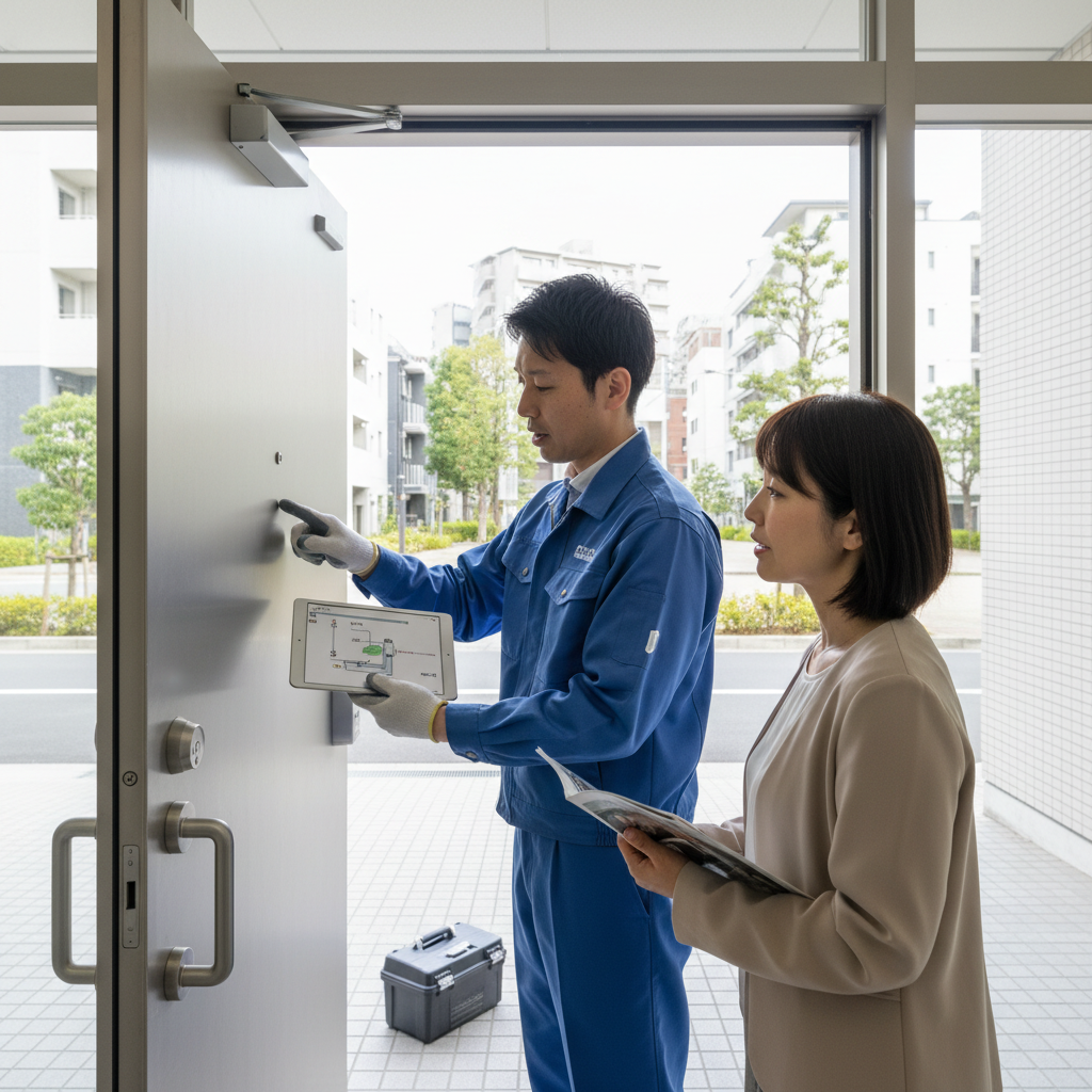 豊島区西池袋 ドアクローザー交換の料金・事例・依頼の流れ