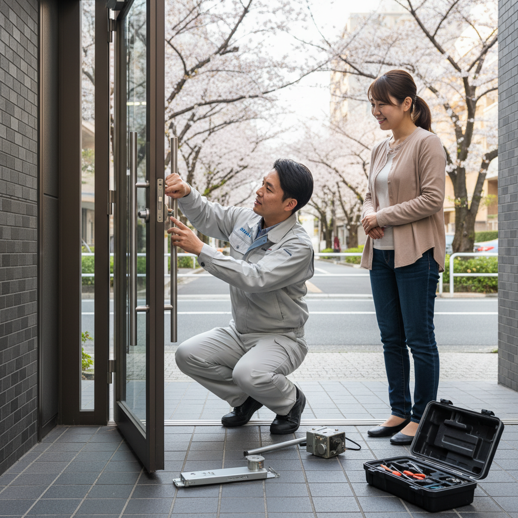 豊島区東池袋のドアクローザー交換：料金相場、事例、依頼の流れ