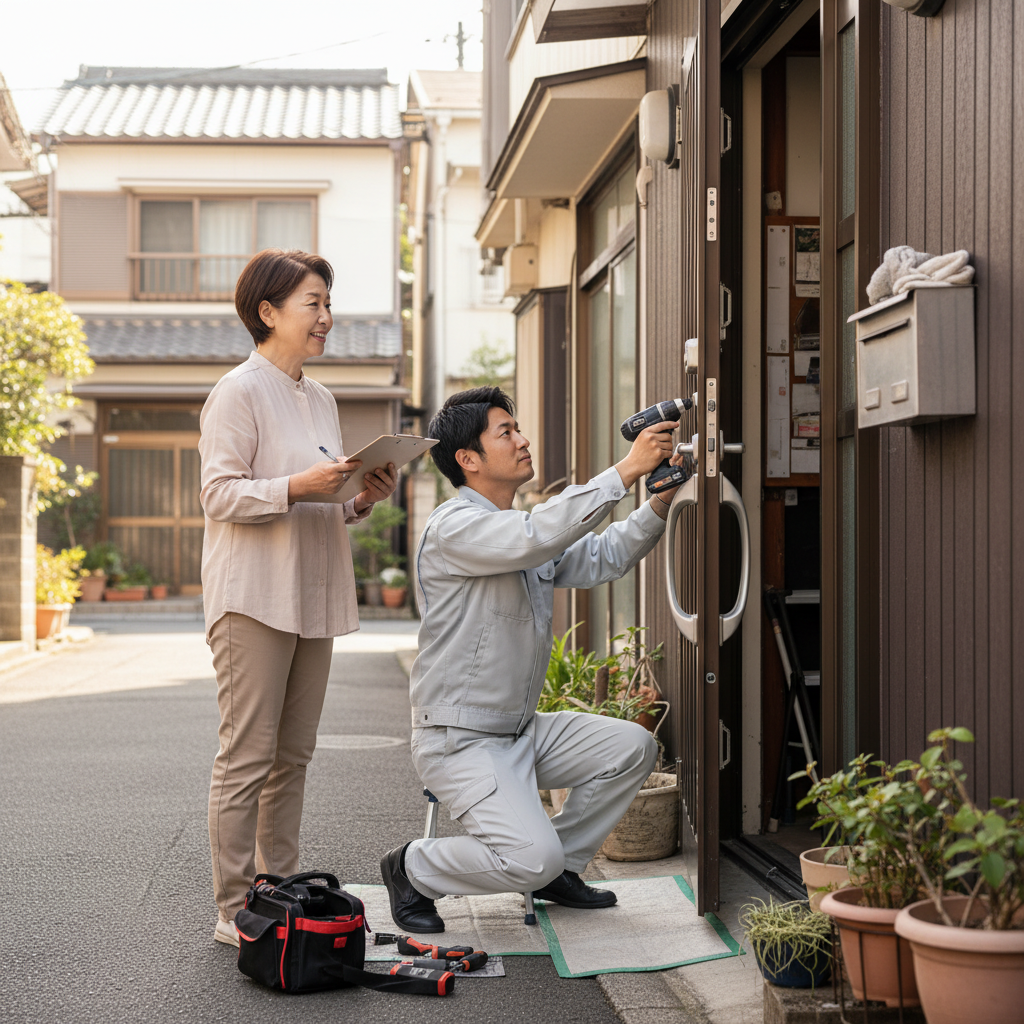 葛飾区お花茶屋のドアクローザー交換:料金相場、事例、依頼の流れ