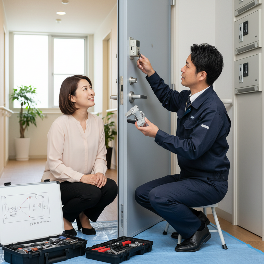 葛飾区東金町 ドアクローザー交換の料金・事例・依頼の流れ
