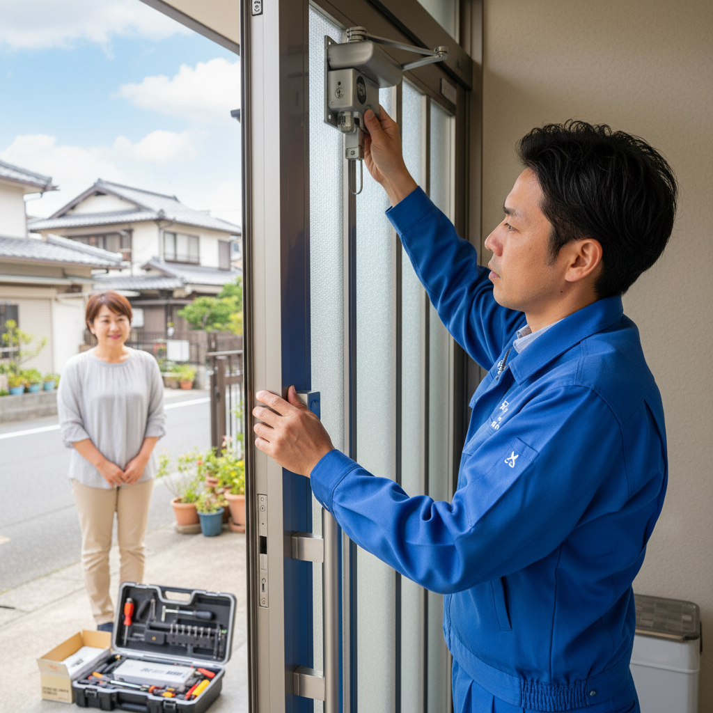 葛飾区東新小岩でのドアクローザー交換の料金相場と事例、依頼の流れ