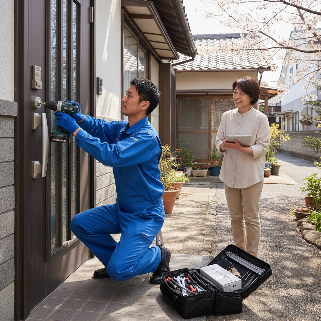 葛飾区東立石 ドアクローザー交換の料金・事例・依頼の流れ