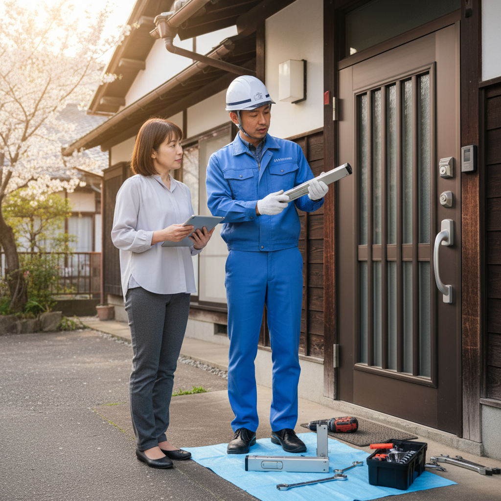 葛飾区東堀切でのドアクローザー交換：料金相場、事例、依頼の流れ