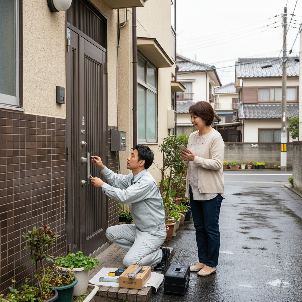 葛飾区堀切のドアクローザー修理・交換の料金・事例・依頼の流れ