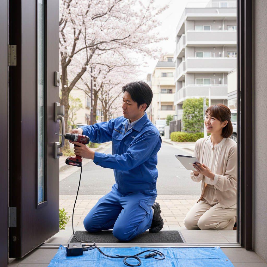 渋谷区広尾のドアクローザー交換：料金・事例・依頼の流れ