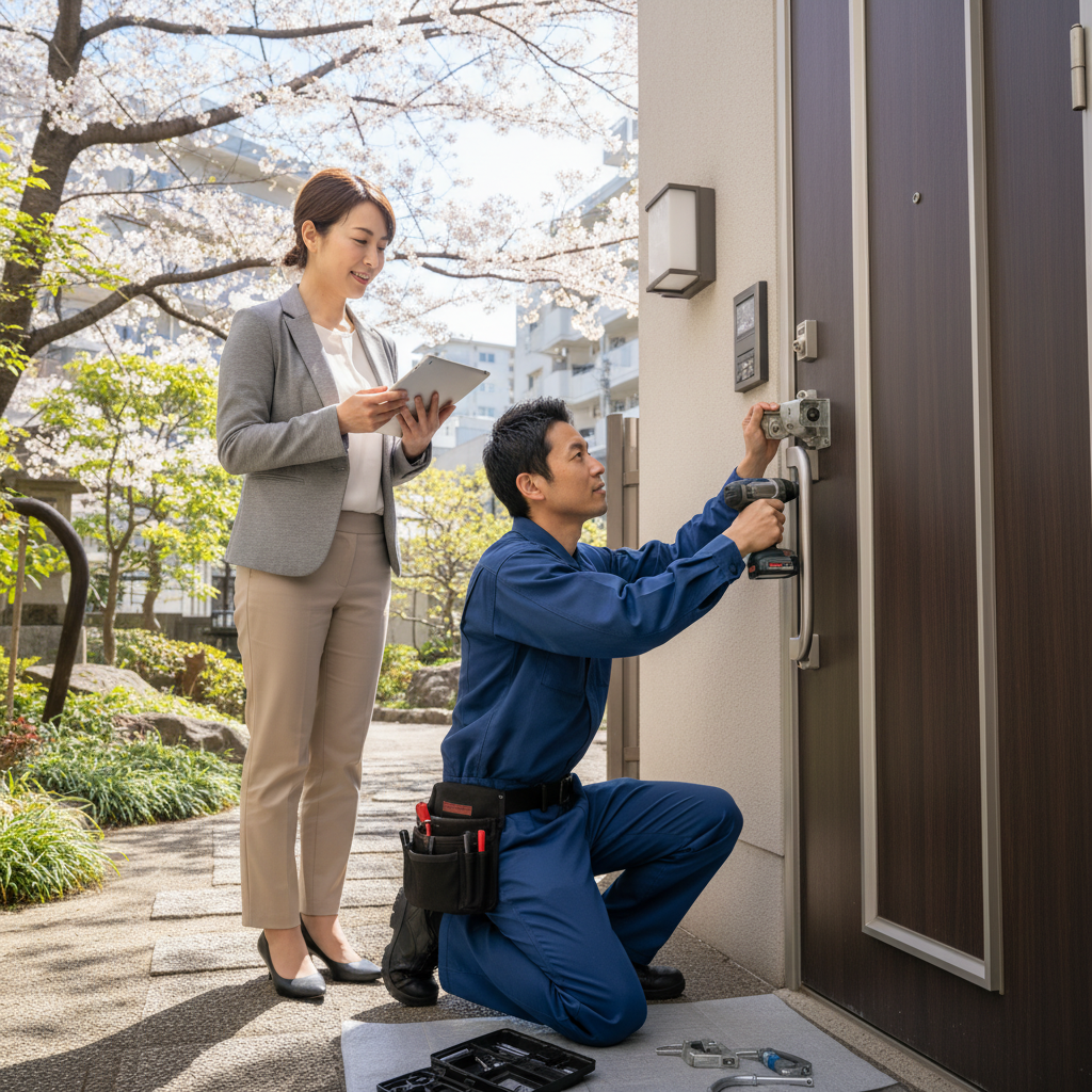 渋谷区代々木でのドアクローザー交換：料金相場、事例、依頼の流れ
