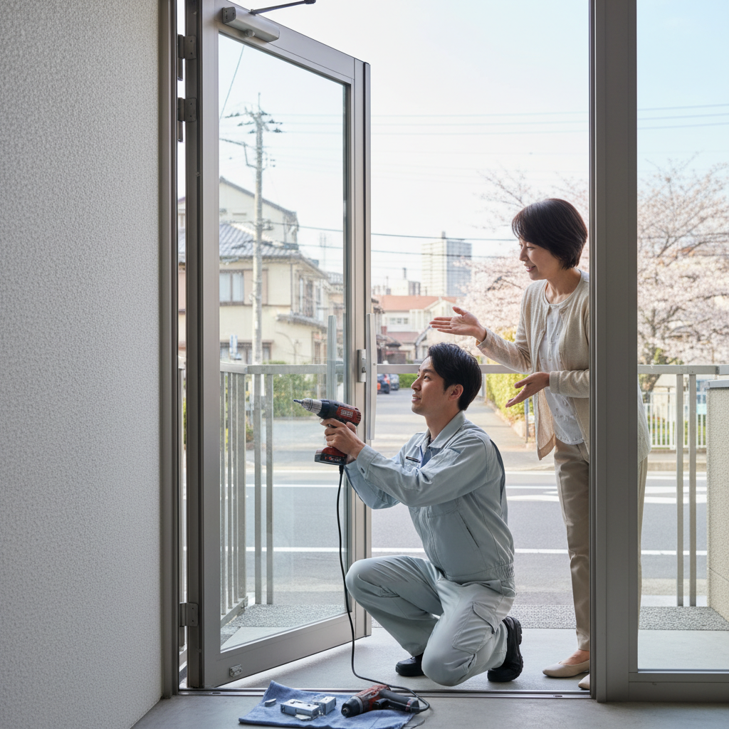 渋谷区笹塚でのドアクローザー交換：料金相場、事例、依頼の流れ