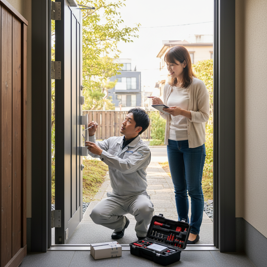 渋谷区大山町 ドアクローザー交換の料金・事例・依頼の流れ