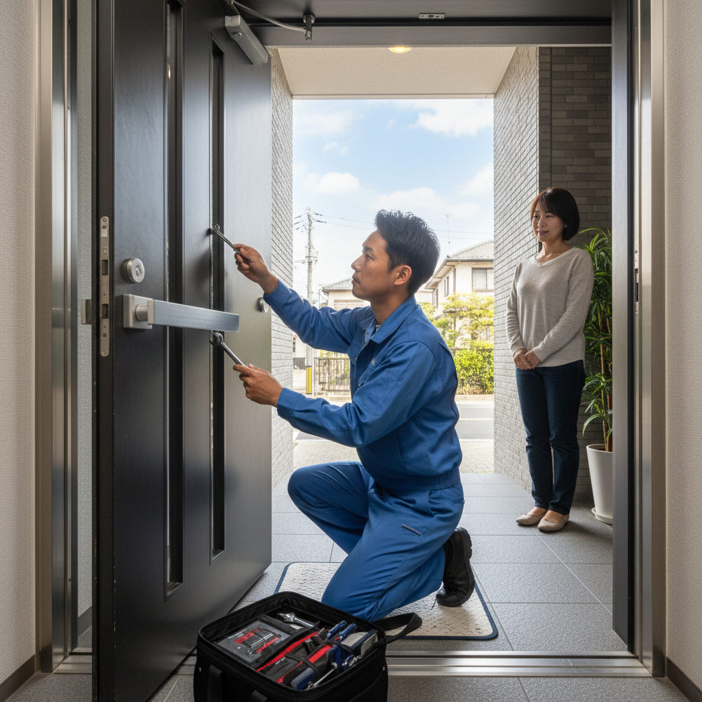 北区王子 ドアクローザー交換：料金相場と依頼の流れ