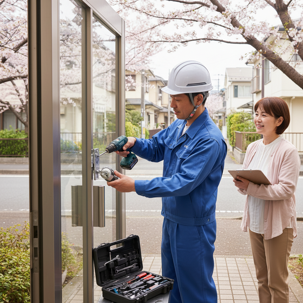北区上中里のドアクローザー交換：料金相場、事例、依頼の流れ