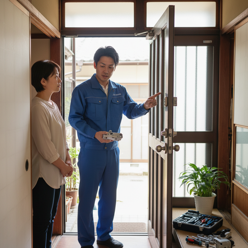 北区 岸町のドアクローザー交換：料金相場・事例・依頼の流れ