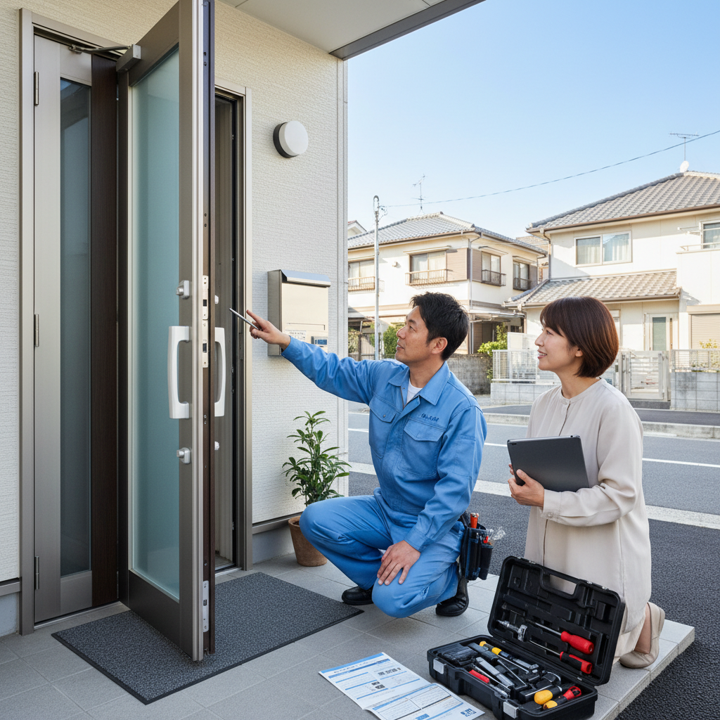料金相場、実際の事例、依頼の流れ｜北区西が丘のドアクローザー交換