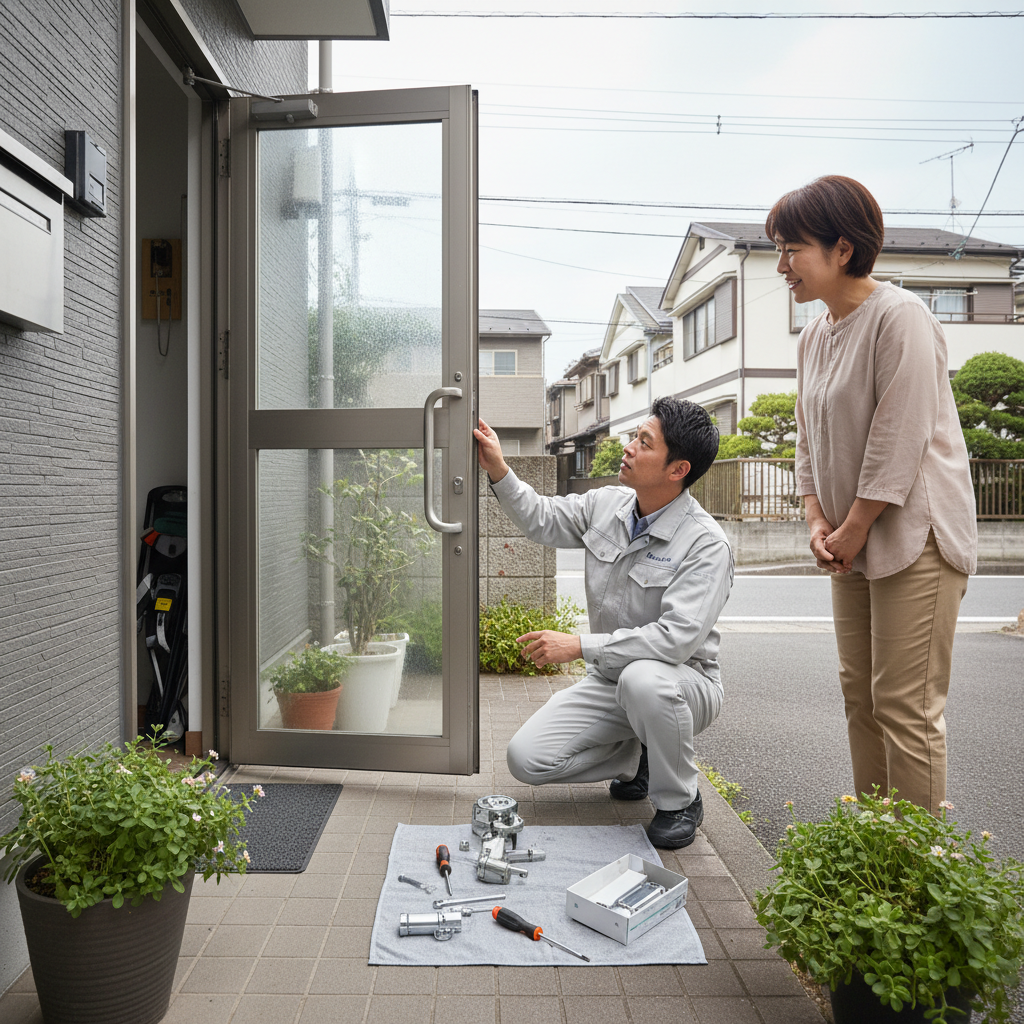 北区田端新町のドアクローザー交換：料金相場、事例、依頼の流れ