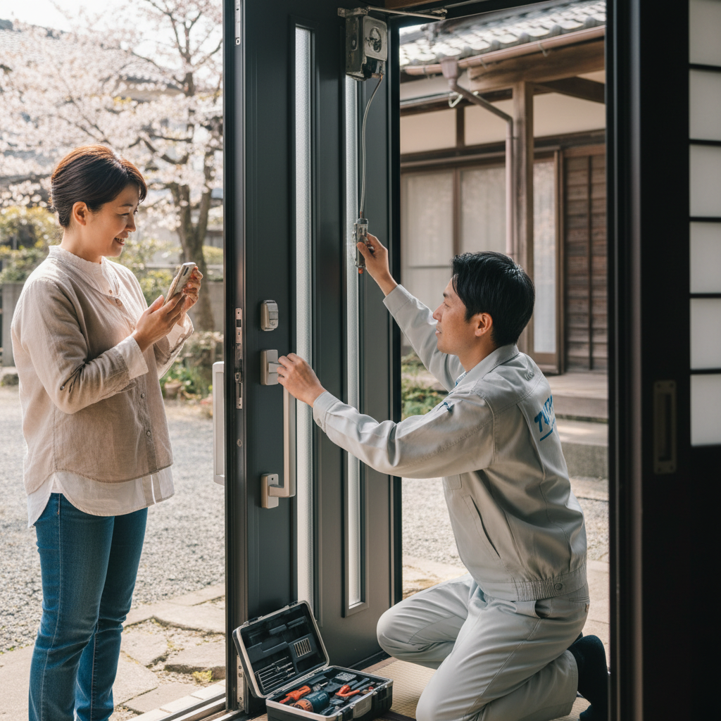 足立区入谷 ドアクローザー交換の料金相場・事例・依頼の流れ
