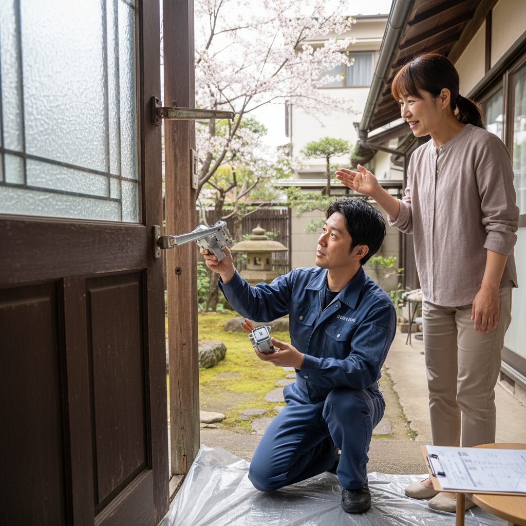 足立区梅島 ドアクローザー交換の費用・事例と依頼の流れ